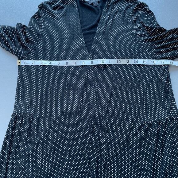 J.Jill Wearever Collection Open Front Cardigan Light Weight Black M Casual Cozy - Picture 11 of 12